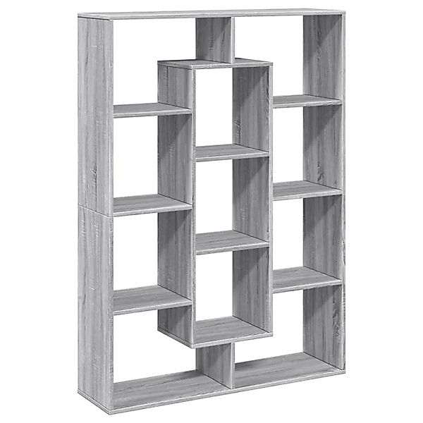 vidaXL Bücherregal Grau Sonoma 102x29x143 cm Holzwerkstoff 3310303 günstig online kaufen