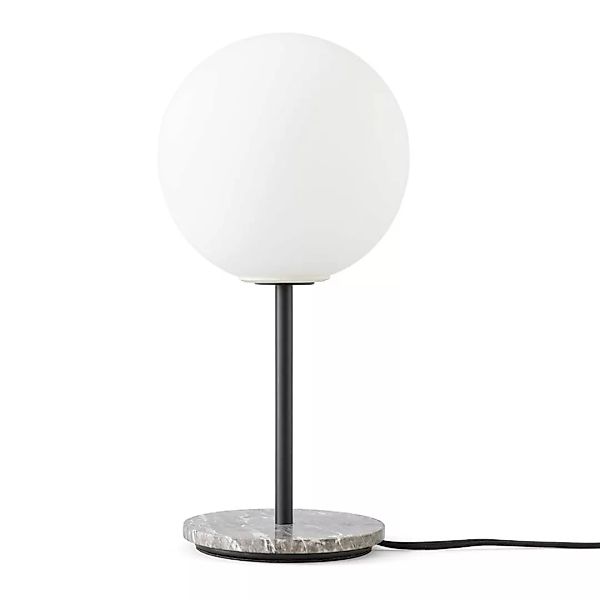 Menu - TR Bulb Tischleuchte - opal matt/grau marmor/H x Ø 40x20cm günstig online kaufen