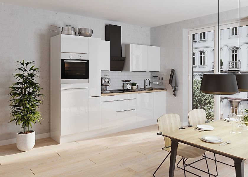 KOCHSTATION Küchenzeile "KS-Aken" Breite 300 cm, wahlweise mit E-Geräten, m günstig online kaufen