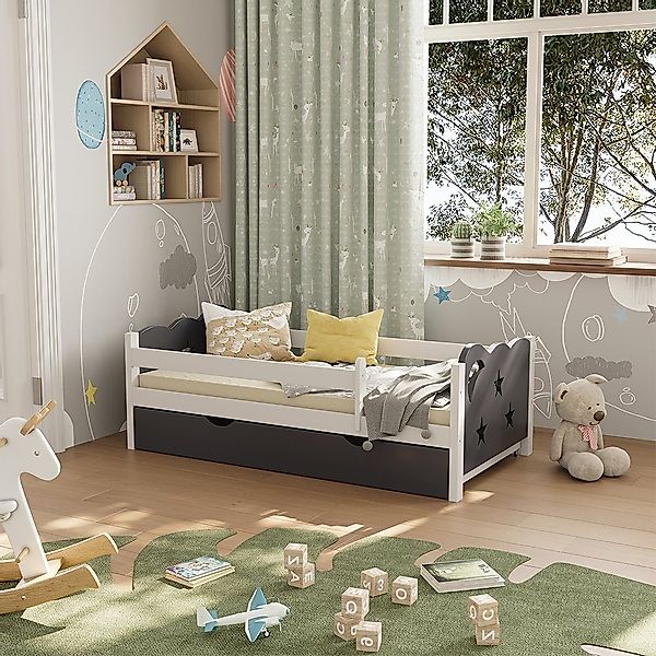 VitaliSpa® Kinderbett Jessica, Grau/Weiß, 70x140 cm günstig online kaufen
