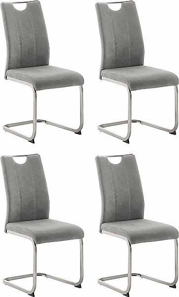 MCA furniture Freischwinger "MCA TERESINA Schwingstuhl mit Griffloch" () (4 günstig online kaufen