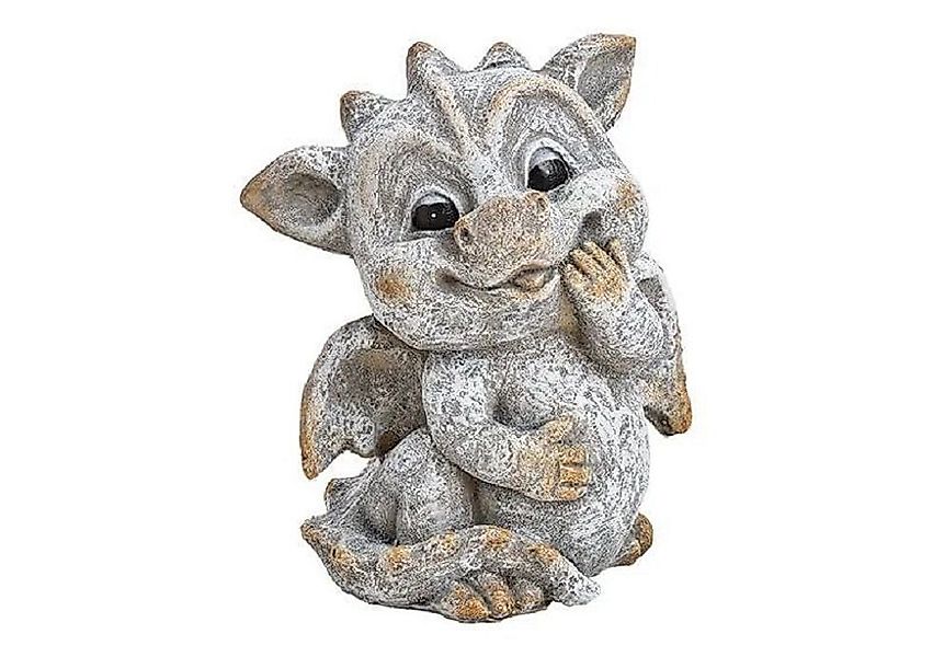 G. Wurm Gartenfigur Drache stehend Steinoptik günstig online kaufen