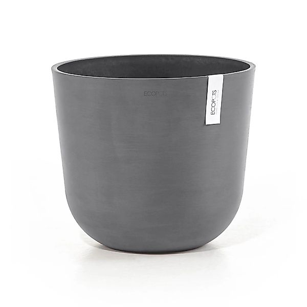 Ecopots Pflanztopf Oslo Grau 35 cm x 30,5 cm günstig online kaufen