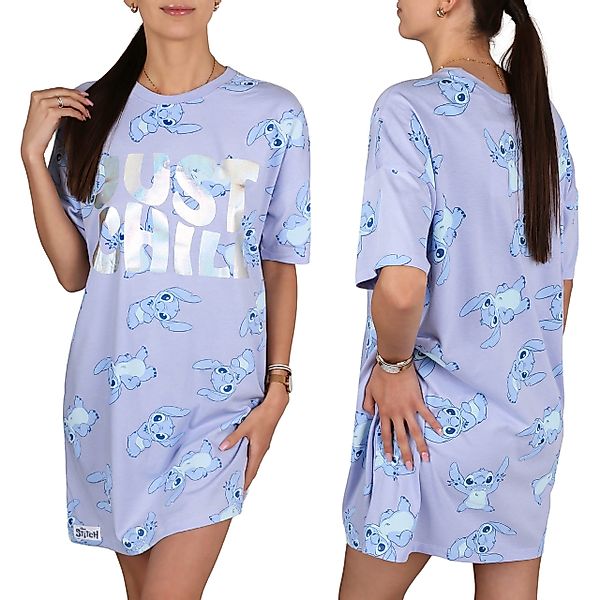 Sarcia.eu Nachthemd Disney Stitch blaues Nachthemd günstig online kaufen