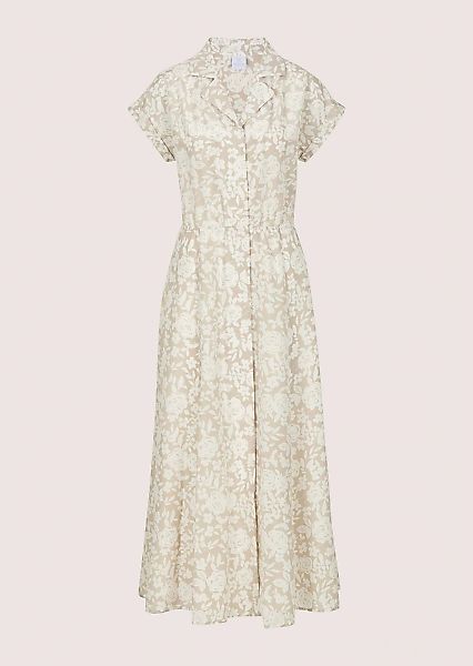 MADELEINE Midikleid "Hemdblusenkleid Sommerkleid mit floralem Design" Kleid günstig online kaufen