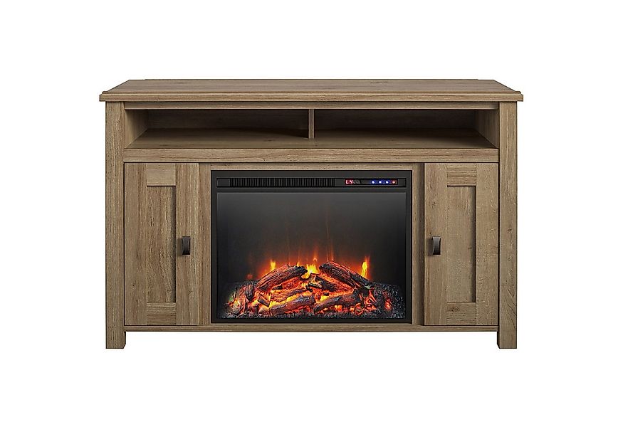 loft24 Kaminumbauschrank Farmington Sideboard mit Elektrokamin im Landhauss günstig online kaufen