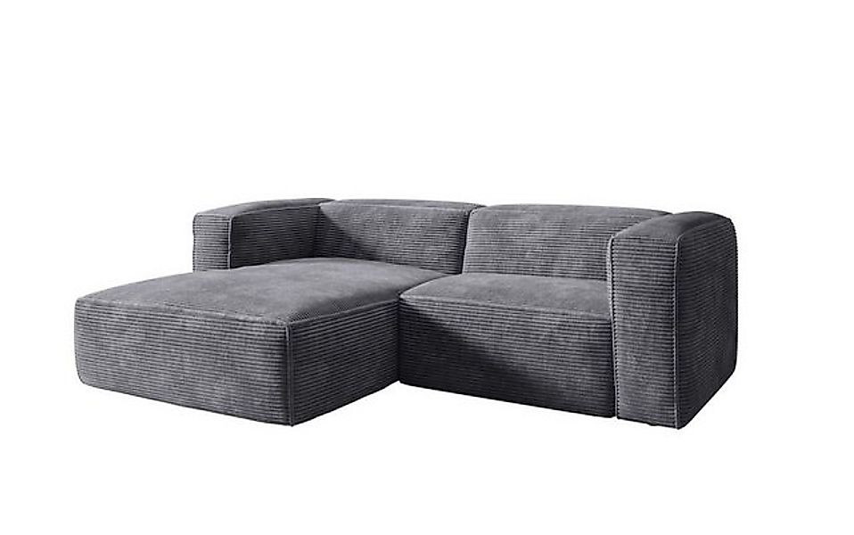 Luxusbetten24 Sofa Designer Sofa Comfy L Mini in Cord günstig online kaufen