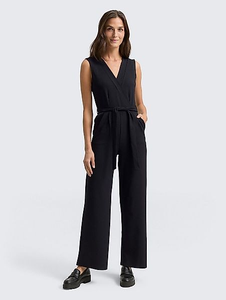 TOM TAILOR Jumpsuit Overalls Jumpsuit mit Bindegürtel günstig online kaufen