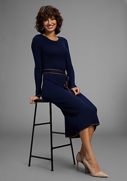 HECHTER PARIS Strickkleid mit Streifengürtel - günstig online kaufen