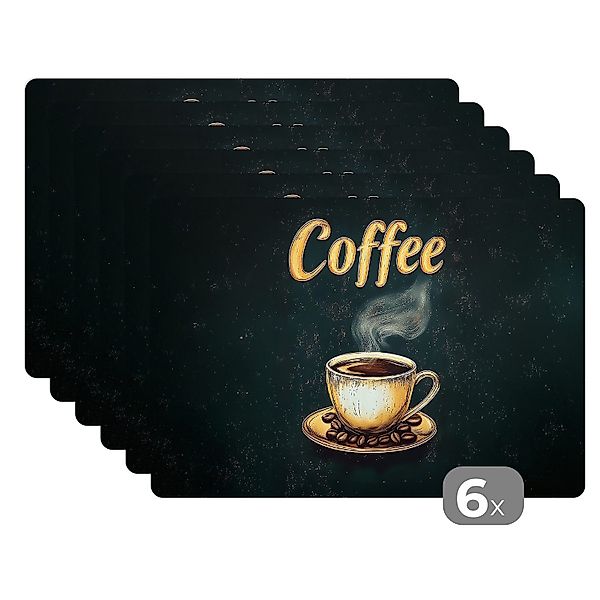MuchoWow Platzset Kaffee - Schale - günstig online kaufen