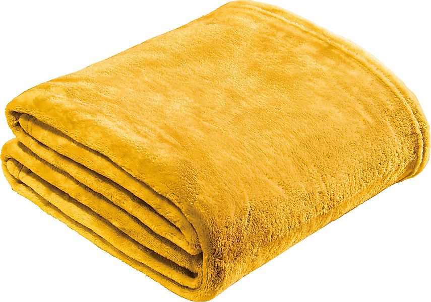 Wohndecke Wohndecke "Amarillo", REDBEST, Fleece Uni günstig online kaufen
