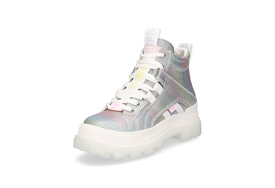 Buffalo Buffalo Damen Schnürboot Aspha NC Mid multi glitter Schnürboots günstig online kaufen