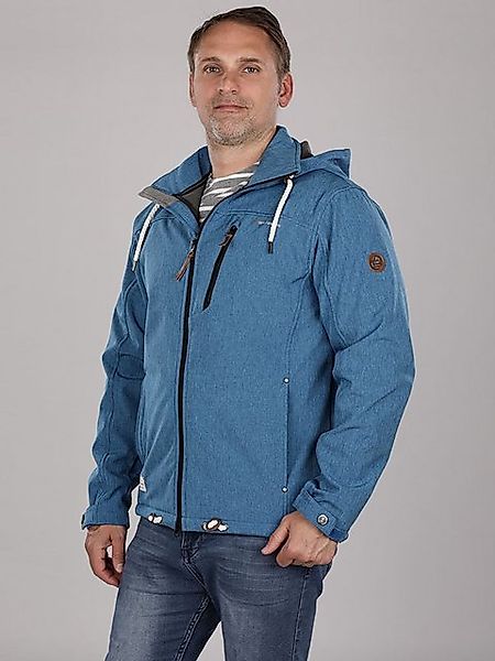 Dry Fashion Softshelljacke Herren Outdoor Jacke Heiligenhafen - Fleece-Futt günstig online kaufen