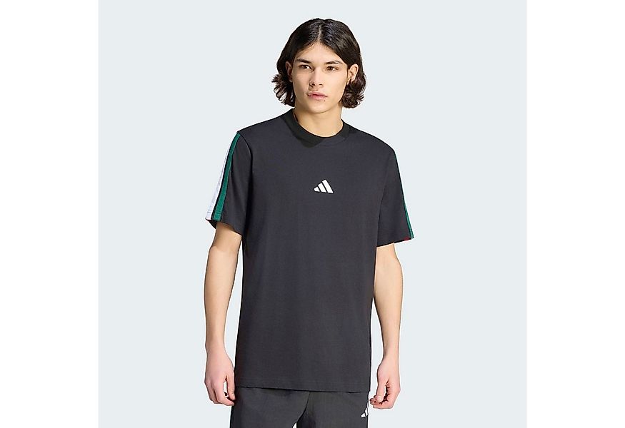 adidas Sportswear T-Shirt ESSENTIALS DREI STREIFEN, SINGLE JERSEY günstig online kaufen