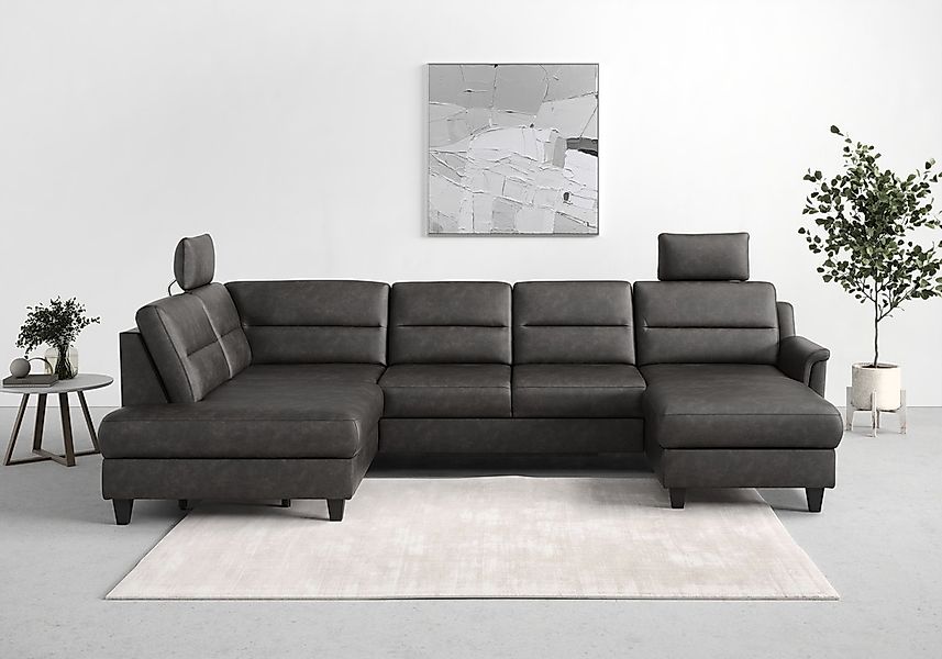 sit&more Wohnlandschaft "Farö U-Form" inklusive Federkern, wahlweise mit Be günstig online kaufen