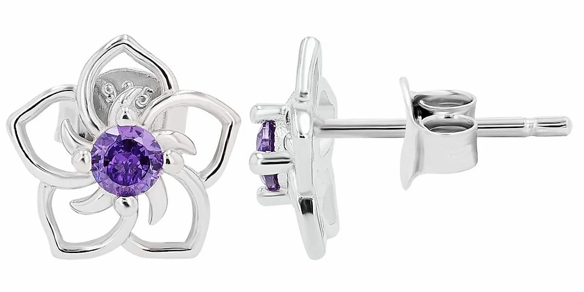 Adelia´s Paar Ohrhänger "Damen Ohrringe – Ohrstecker aus 925 Silber mit Zir günstig online kaufen