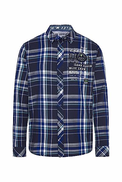 CAMP DAVID Langarmhemd aus Baumwolle günstig online kaufen