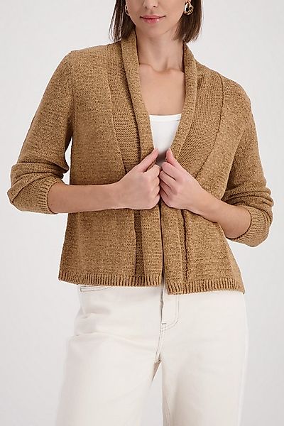 Monari Strickjacke Jacke Stricküberwurf Basic Schalkragen, Regular Fit günstig online kaufen