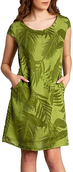 Caspar Sommerkleid SKL027 knielanges elegantes Damen Sommer Leinenkleid Luf günstig online kaufen