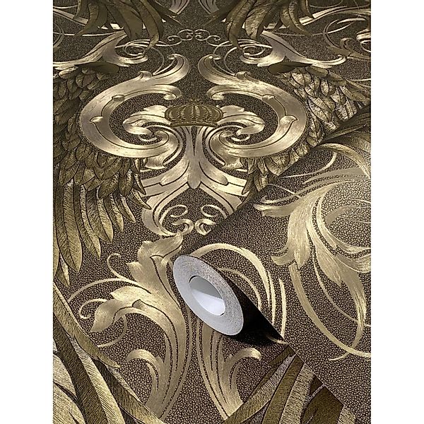 Glööckler Vliestapete Gold, ornamental, moderne Tapete günstig online kaufen