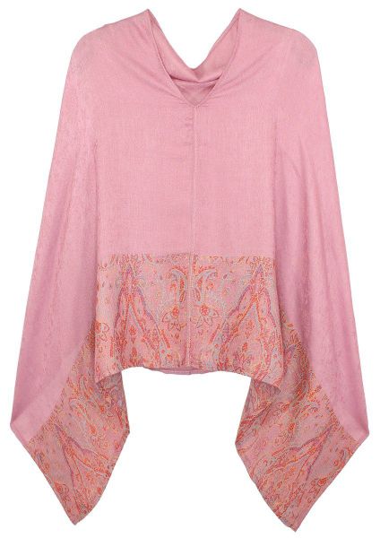 dy_mode Blusenponcho Eleganter Damen Poncho Geblümt günstig online kaufen