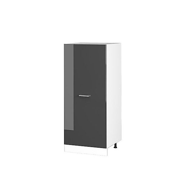 Vicco Hochschrank R-Line Küchenkommode Anthrazit Hochglanz/Weiß 60 cm günstig online kaufen