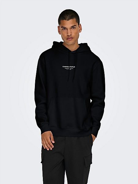ONLY & SONS Kapuzensweatshirt ONSCURATED REG HOODIE SWEAT günstig online kaufen