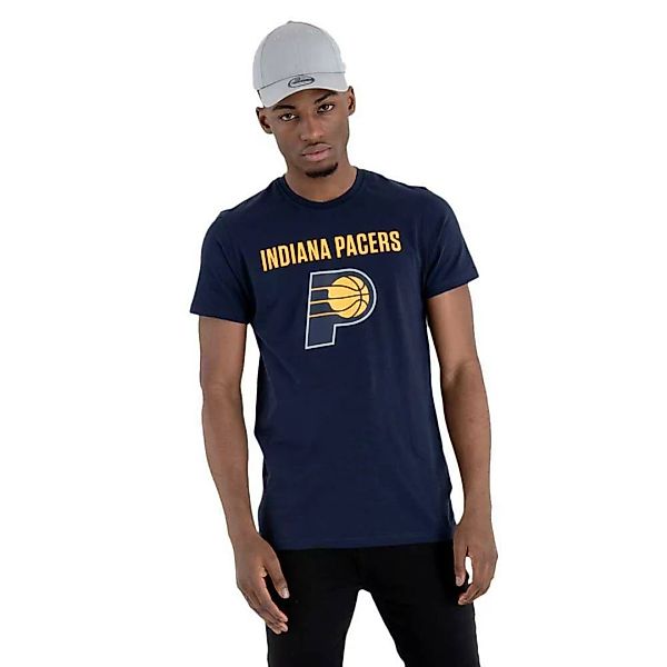 New Era Team Logo Indiana Pacers Kurzärmeliges T-shirt XS-S Blue günstig online kaufen