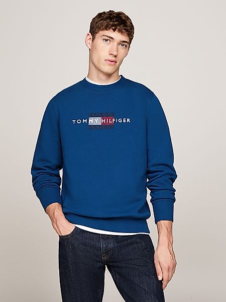 Tommy Hilfiger Sweatshirt HILFIGER FLAG EMBRO günstig online kaufen
