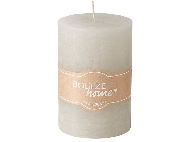 BOLTZE Duftkerze Casual Stumpenkerze grau 10cm günstig online kaufen