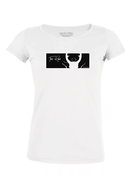 T-shirt - Damen - Amorous "Time Runs" - White günstig online kaufen