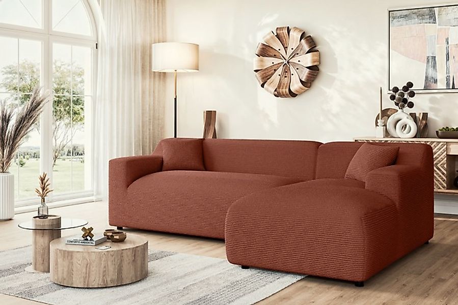 Home affaire Ecksofa »LILLIANA Designsofa, L-Form mit Recamiere rechts/link günstig online kaufen
