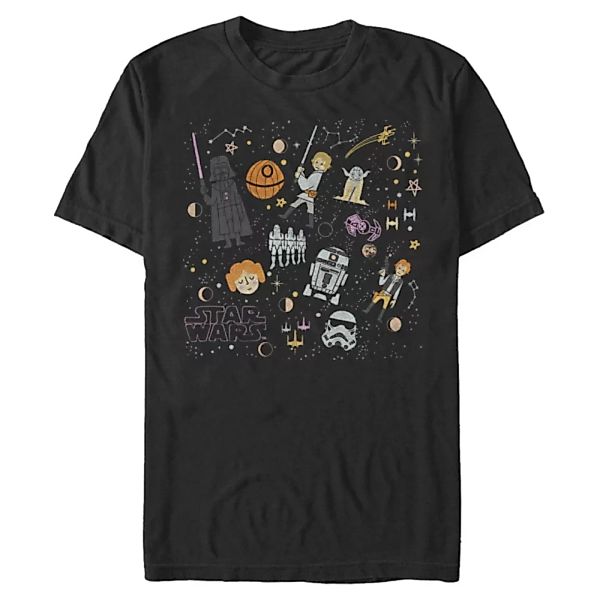 Star Wars - Gruppe Collage - Halloween - Männer T-Shirt günstig online kaufen