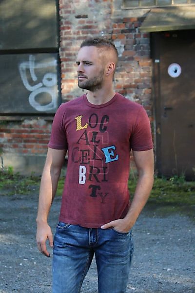 Local Celebrity Herren T-Shirt Shirt Kurzarmshirt LC Randsom Crew günstig online kaufen