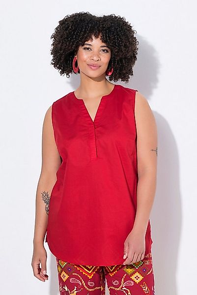 Angel of Style Spitzenbluse Blusentop Tunika-Ausschnitt gerundeter Saum günstig online kaufen