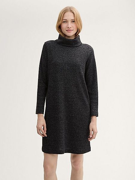 TOM TAILOR Sommerkleid Kleider & Jumpsuits Mini Strickkleid mit Rollkragen günstig online kaufen
