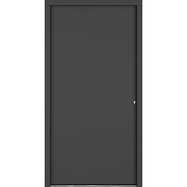 Roro Haustür OAE 1201 Aluverbund Weiß-Anthrazit 100 cm x 200 cm DIN R günstig online kaufen