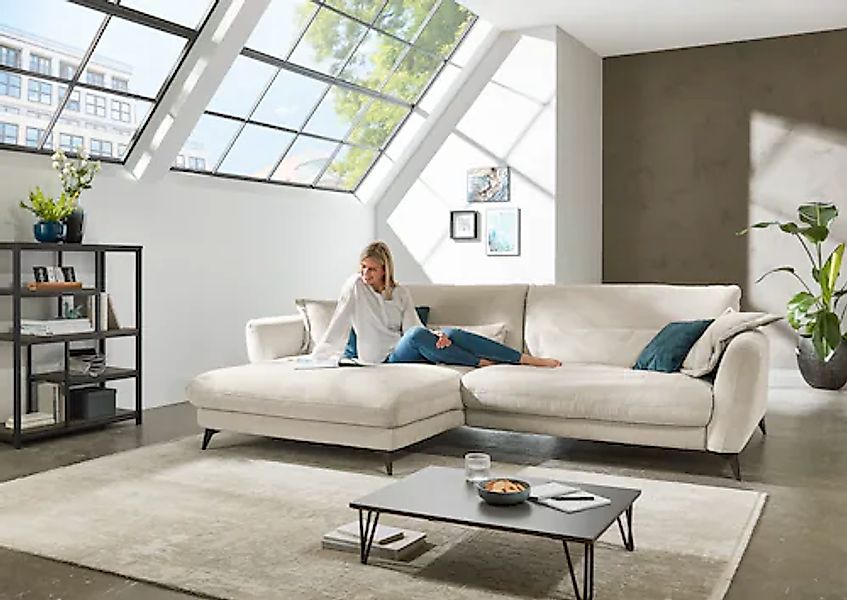 Die PlanBar Ecksofa "MP-IN23149 L-Form" Kaltschaumpolsterung mit SoftSitz, günstig online kaufen