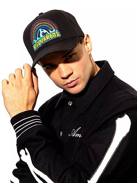 Dsquared2 Baseball Cap Rainbow Basebalkappe Heritage Icon Kappe Cap Hochwer günstig online kaufen