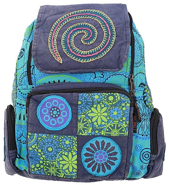 Guru-Shop Freizeitrucksack Patchwork Rucksack, Stonewash Freizeitrucksack,. günstig online kaufen