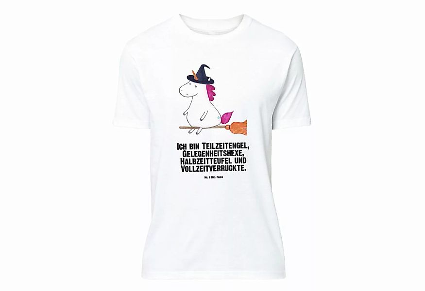 Mr. & Mrs. Panda T-Shirt Einhorn Hexe - Weiß - Geschenk, Lustiges T-Shirt, günstig online kaufen