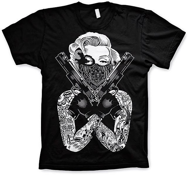 Marilyn Monroe T-Shirt Gangsta Pose T-Shirt günstig online kaufen