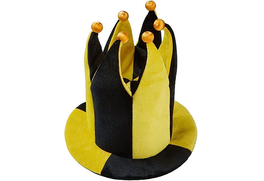 dressforfun Kostüm Zweifarbiger Hofnarren Hut, Hoher Narrenhut in Gelb und günstig online kaufen