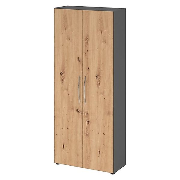 bümö Aktenschrank basic Aktenschrank Dekor: Graphit/Asteiche günstig online kaufen