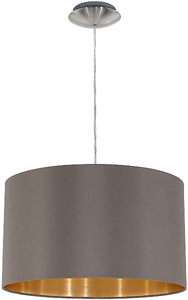 EGLO Pendelleuchte MASERLO Hängelampe, cappuccino, gold, günstig online kaufen