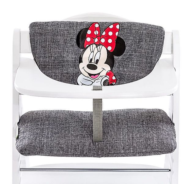Hauck Hochstuhlauflage Disney Deluxe - Minnie Grey, Sitzpolster Sitzkissen günstig online kaufen
