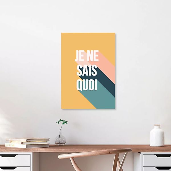 Poster / Leinwandbild - Je Ne Sais Quoi günstig online kaufen