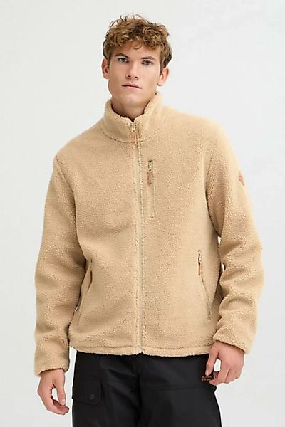 North Bend Fellimitatjacke NBSam M moderne Fleecejacke mit Reißverschlussta günstig online kaufen