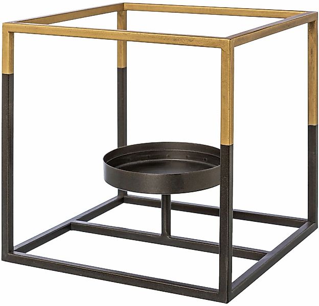 Creativ deco Teelichthalter mit Glas, für Stumpenkerzen, Höhe ca. 20 cm günstig online kaufen