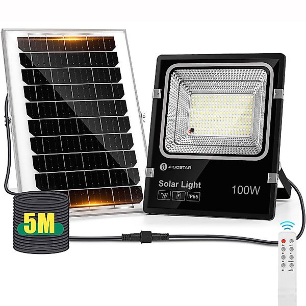 Aigostar Flutlichtstrahler Solar LED Strahler Außen günstig online kaufen